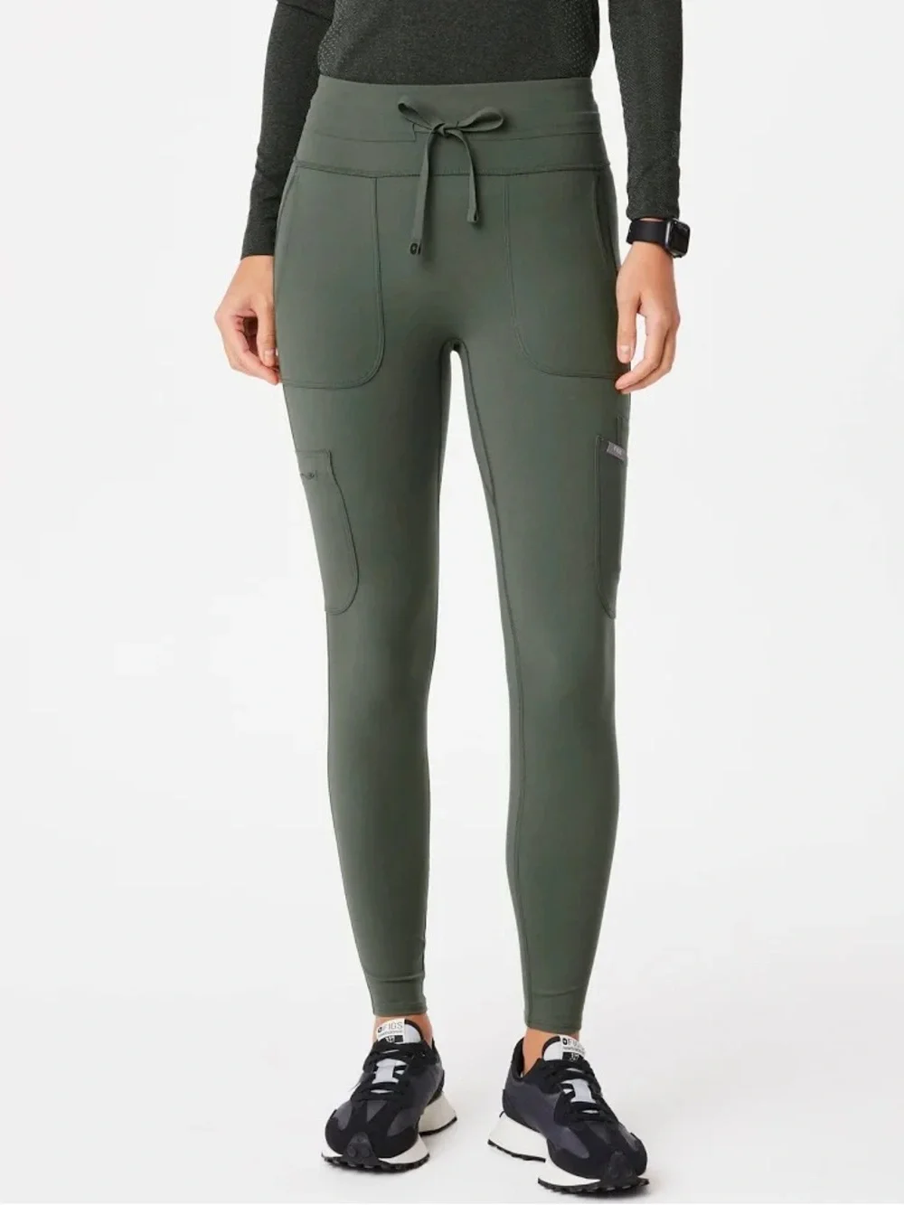 FIGS Ashland High-Rise Scrublegging (Moss) Women’s Skinny Leg Scrub Legging